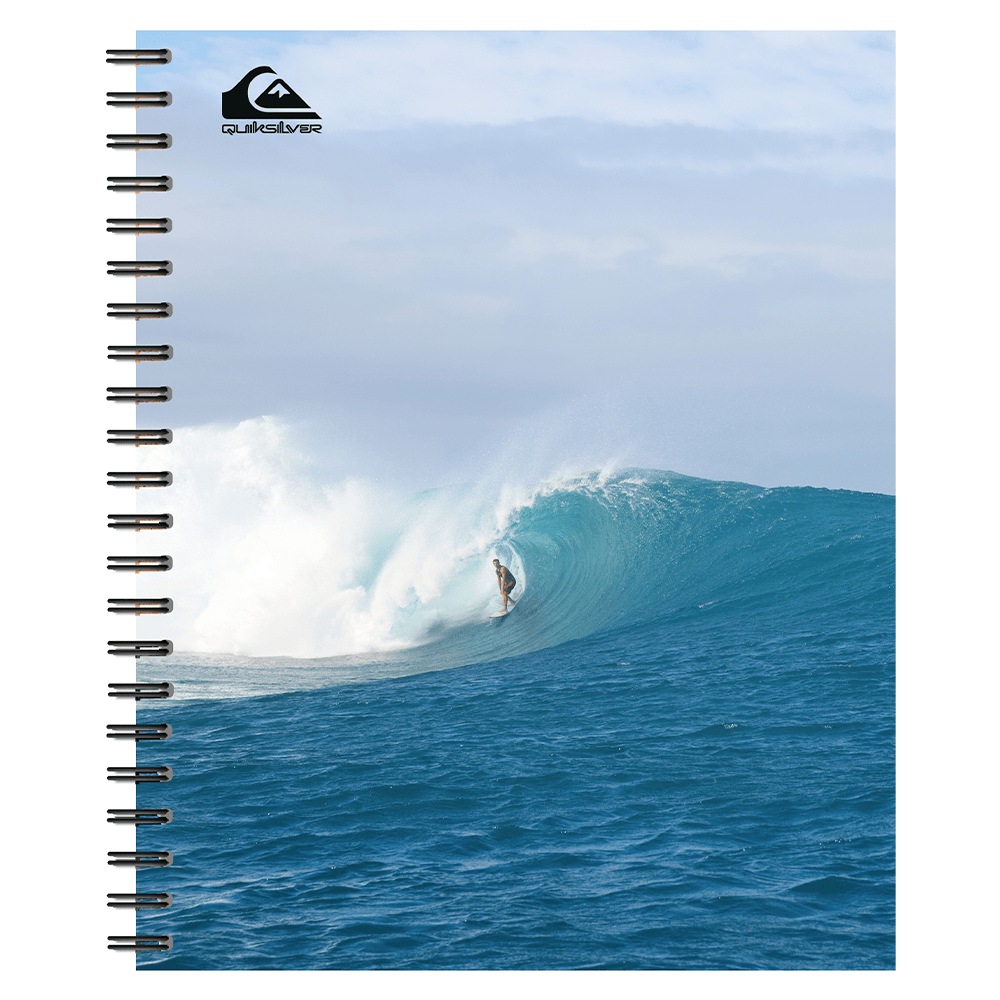 CUADERNO TORRE UNIV. 7mm 100 Hjs QUIKSILVER 25x20.2 Cm. 1