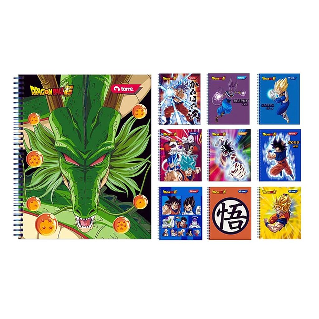 CUADERNO TORRE UNIV. 7mm 100 Hjs DRAGON BALL 25x20.2 Cm. 1
