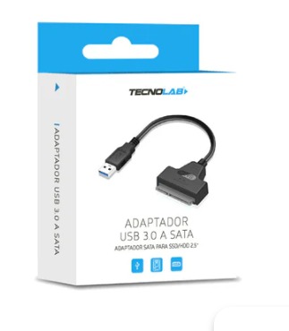 ADAPTADOR USB 3.0 A SATA PARA SSD/HDD 2,5 1