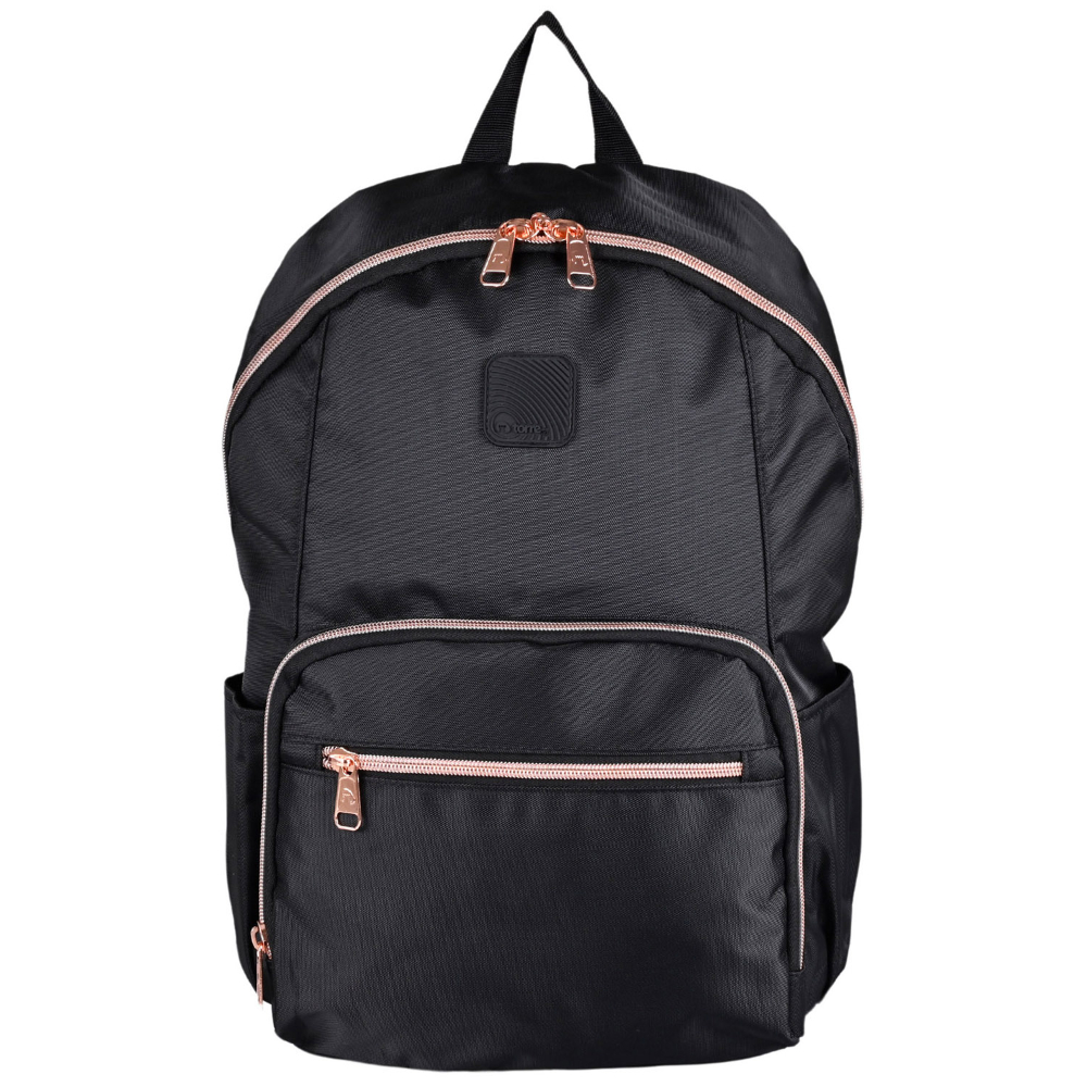 MOCHILA TORRE EMPOR BLACK & ROSE GOLD 23LTS. 1