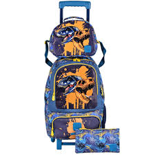 MOCHILA TORRE INFINITY PACK T-REX C/RUEDAS 34LTS 1