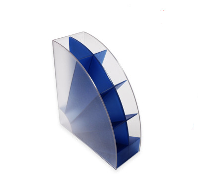 PORTA LAPIZ ABANICO SWORLD AZUL 4 CUBICULOS 1
