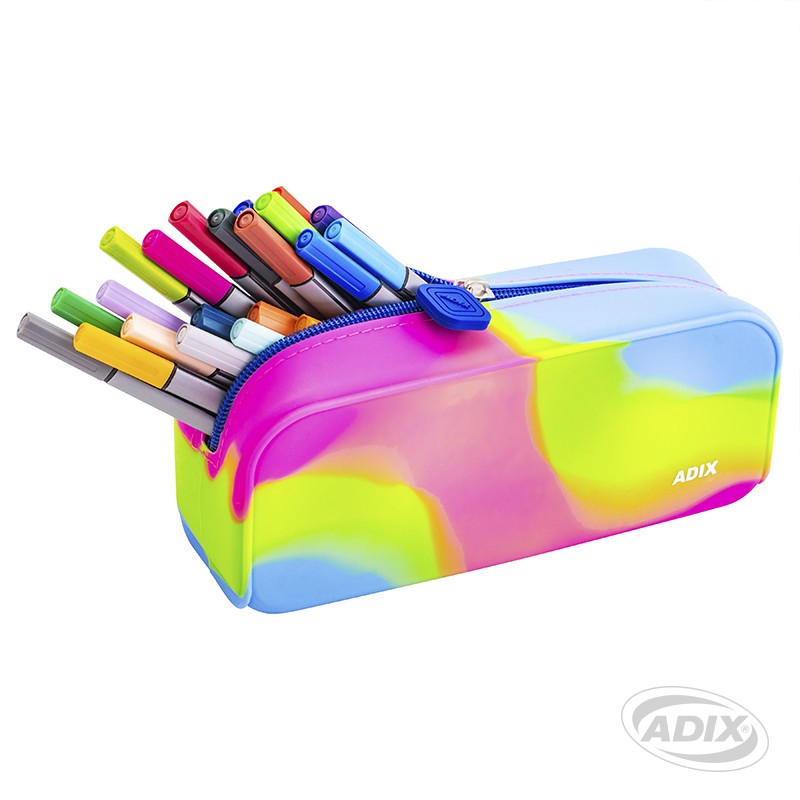 ESTUCHE ESCOLAR ADIX ARCOIRIS DE SILICONA (A503241) 1