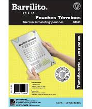 CAJA TERMOLAMINADO BARRILITO OFICIO 125 MIC 100 uds. 1
