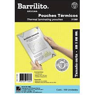 CAJA TERMOLAMINADO BARRILITO OFICIO 125 MIC 100 uds.