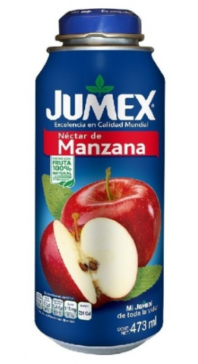 JUGO JUMEX MANZANA LATA 473ML 1