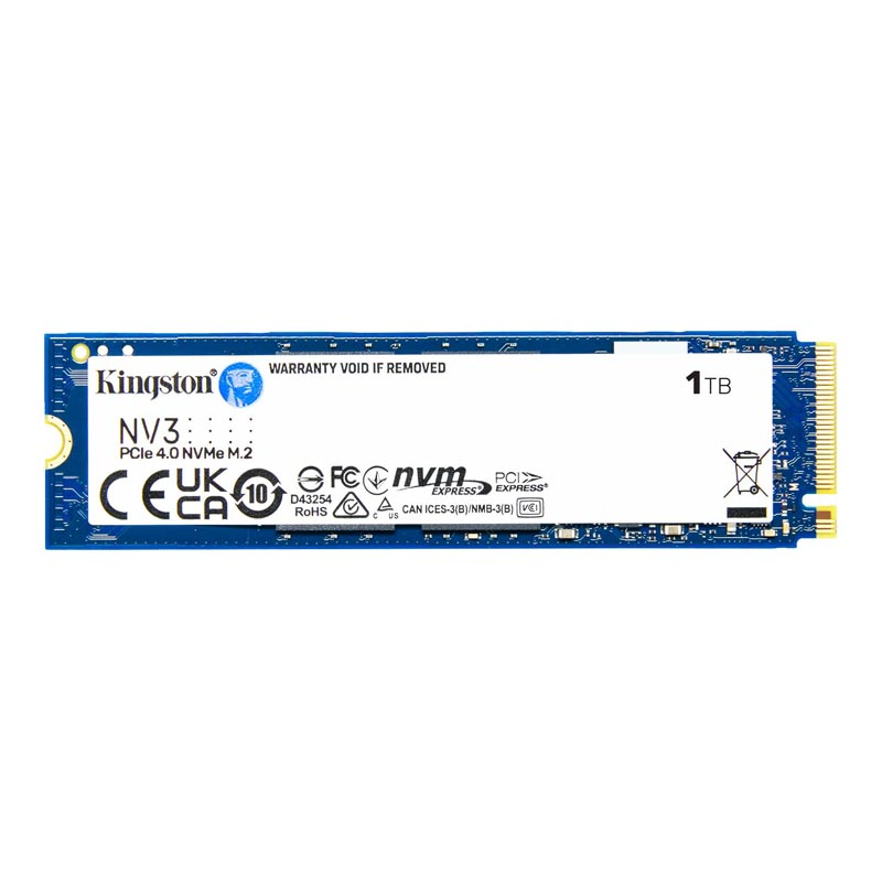 UNIDAD SSD KINGSTON M.2(2280) PCIe 4.0 NVMe 1TB NV3 1
