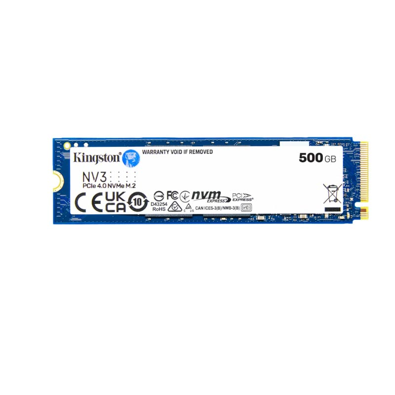 UNIDAD SSD KINGSTON M.2(2280) PCIe 4.0 NVMe 500GB NV3 1
