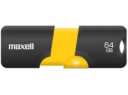 PENDRIVE MAXELL FLIX 64 GB 3.2USB AMARILLO 1