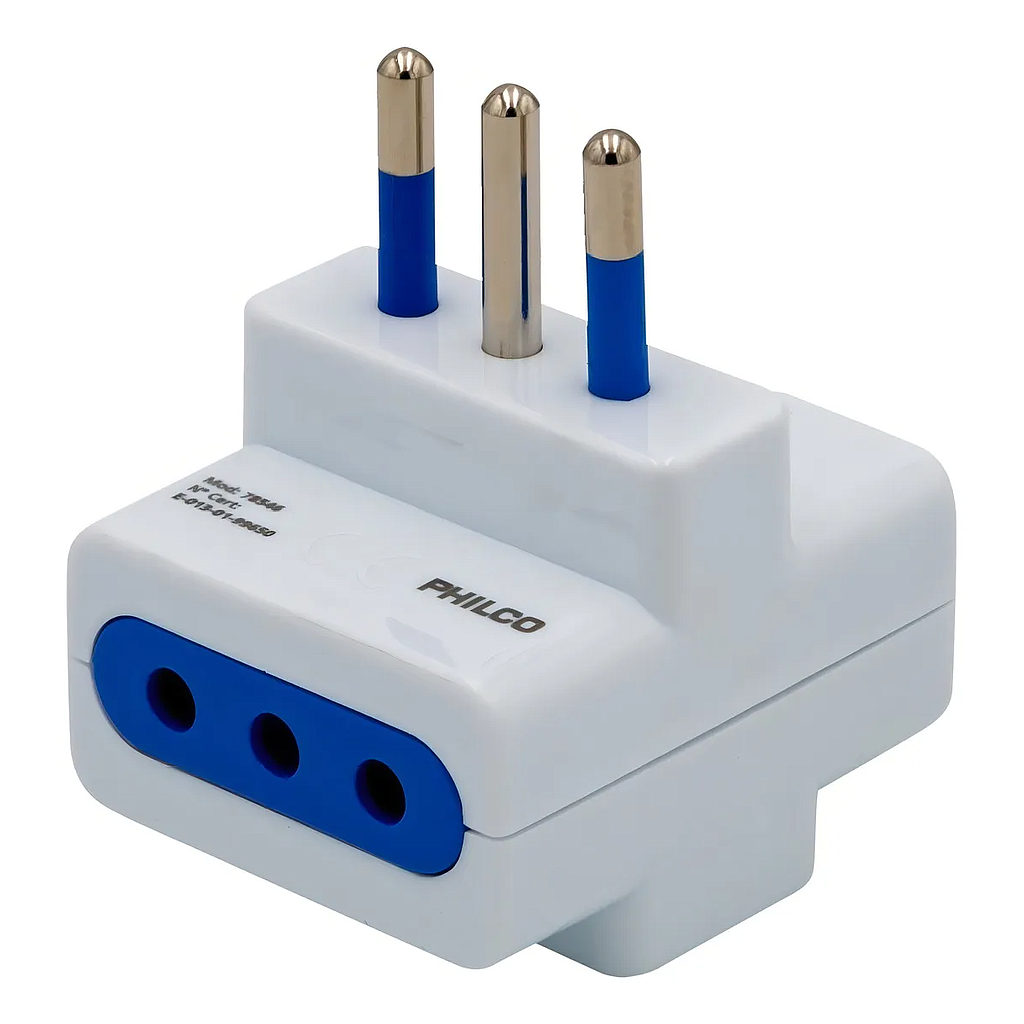 ENCHUFE TRIPLE PHILCO 10A 250V 19PLC79310 1