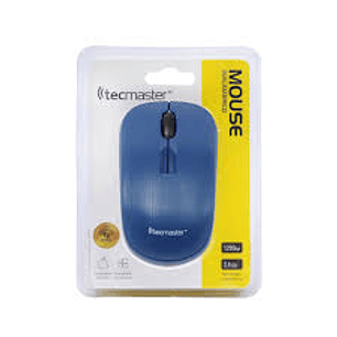 MOUSE TECMASTER INALAMBRICO 1200DPI AZUL TM-100502-BL
