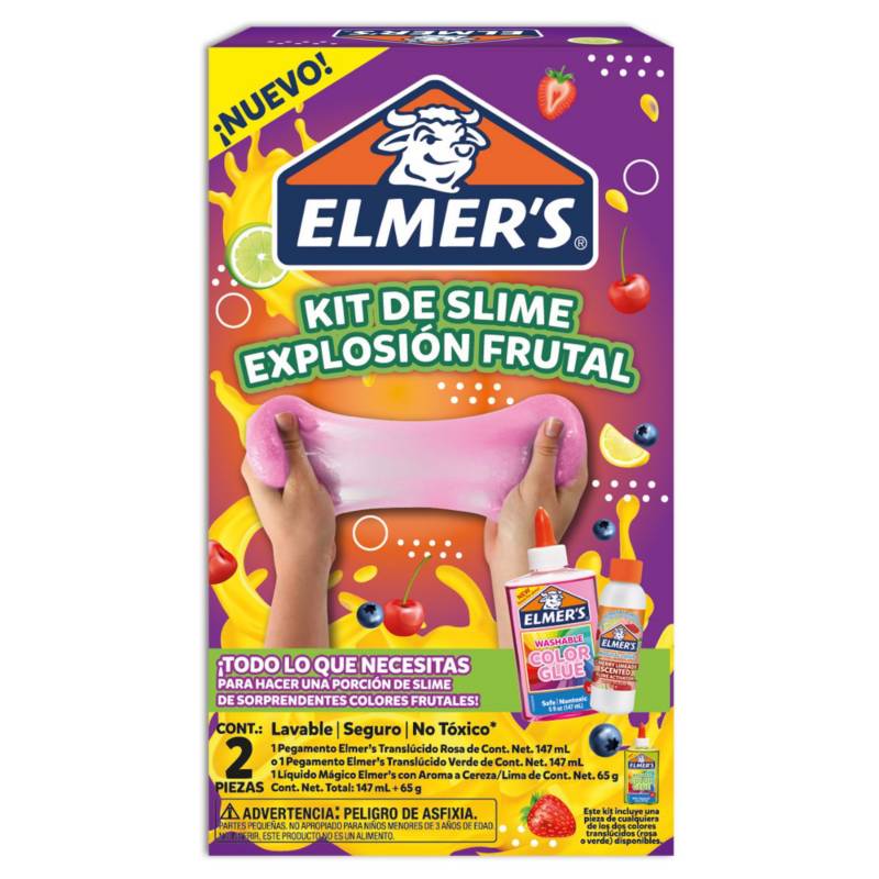 ELMER'S KIT SLIME EXPLOSIÓN FRUTAL 2PZAS. (2190603)  1