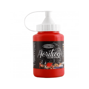 PINTURA ACRILICA ARTEL 250ML. BERMELLON N°888