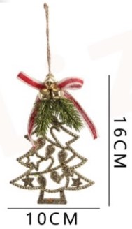 ADORNO NAVIDEÑO ARBOL 16 X 10 CMS. 1 UN. 1