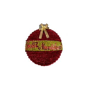 ADORNO NAVIDEÑO DECO. PUERTA ''FELIZ NAVIDAD'' GLAM 40CMS. 1 UND.