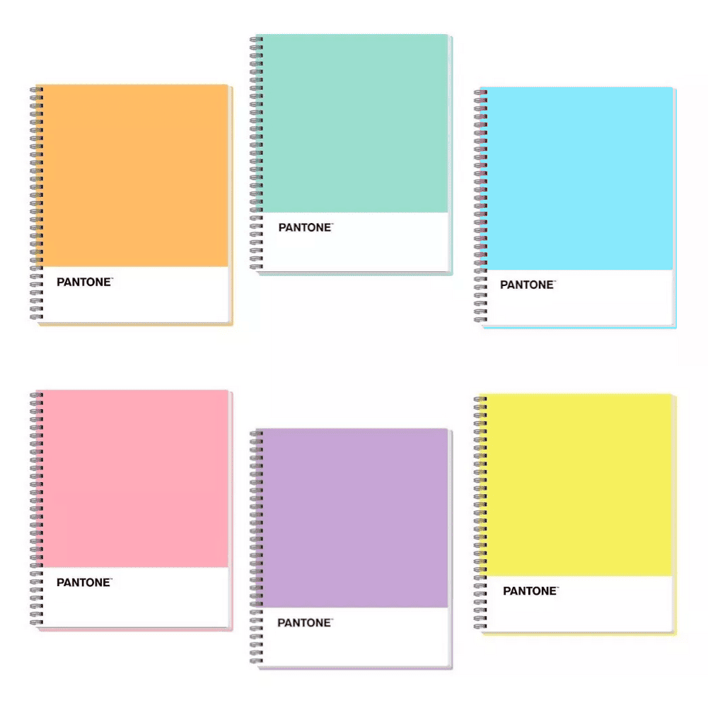 CUADERNO MULTIVERSO UNIV. 7mm 100 Hjs PANTONE COLORES PASTELES 1