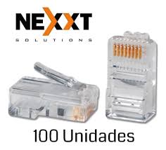 CONECTOR RJ45 NEXXT PACK CAT5E 100 UNIDADES 1