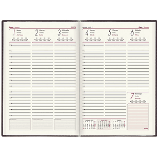 AGENDA BUHO WEEKLY CLASICA 2026 (COD.7761)