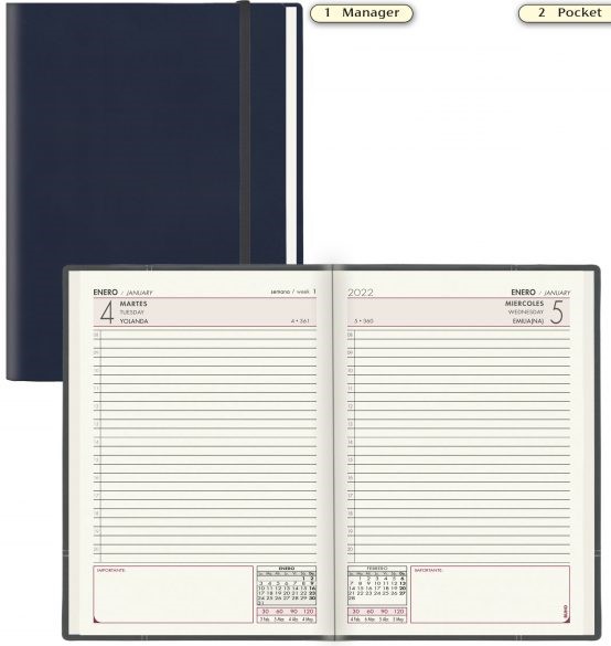 AGENDA BUHO MANAGER CENTRUM C/ELASTICO 2026 (COD.9835) 1