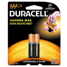 PILA DURACELL AAA x 2 UNID  1