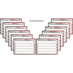 TACO BUHO CALENDARIO ESCRITORIO 2026