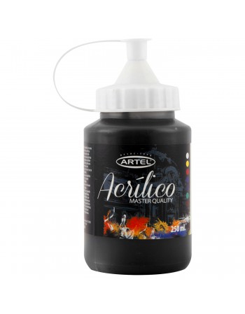 PINTURA ACRILICA ARTEL 250 ML.NEGRO 1