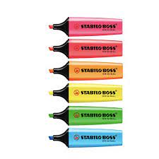 DESTACADORES STABILO BOSS FLUOR 6 COLORES 1