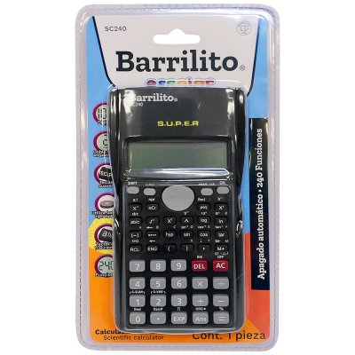CALCULADORA BARRILITO SC240 CIENTIFICA 12 DIGITOS 1