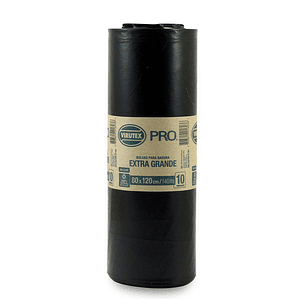 BOLSA DE BASURA VIRUTEX 80 X 120 CLASICA ROLLO ( 10 unidades)