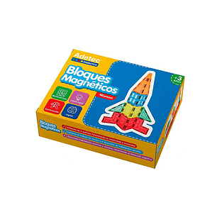 FIGURAS MAGNETICAS ADETEC COLORES Y FORMAS SURTIDAS 40 PZS. +3a.