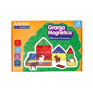 FIGURAS MAGNETICAS ADETEC GRANJA 30 PZS. +3a.