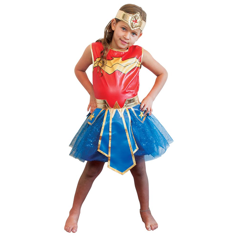 DISFRAZ GLAM LA MUJER MARAVILLA TALLA 4/6 -7/8 1