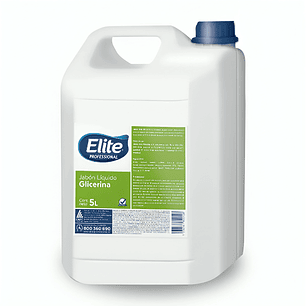 JABON ELITE  PLUS GLICERINA 5 Ltrs.