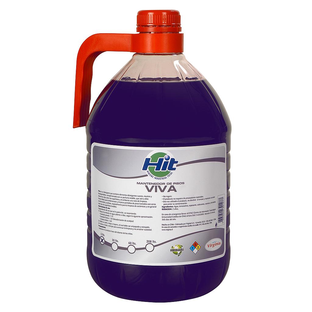 MANTENEDOR DE PISOS VIVA VIRGINIA LAVANDA 5 Lts.  1