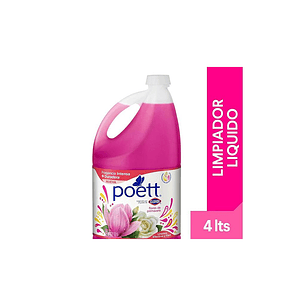 LIMPIADOR LIQUIDO POETT FLORES DE PRIMAVERA 4 LITROS