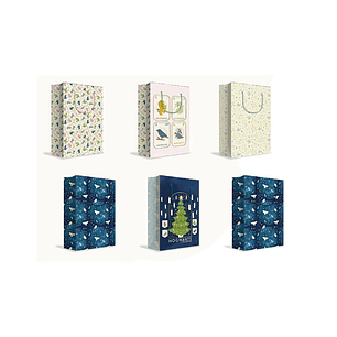 BOLSA DE REGALO HARRY POTTER VILLAGE 18 X 23 X 10 CM