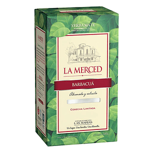 YERBA MATE LA MERCED BARBACUÁ 500 GRS.