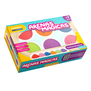 ARENA MAGICA ADETEC 6 COLORES SURTIDOS 100 GRS. C/U