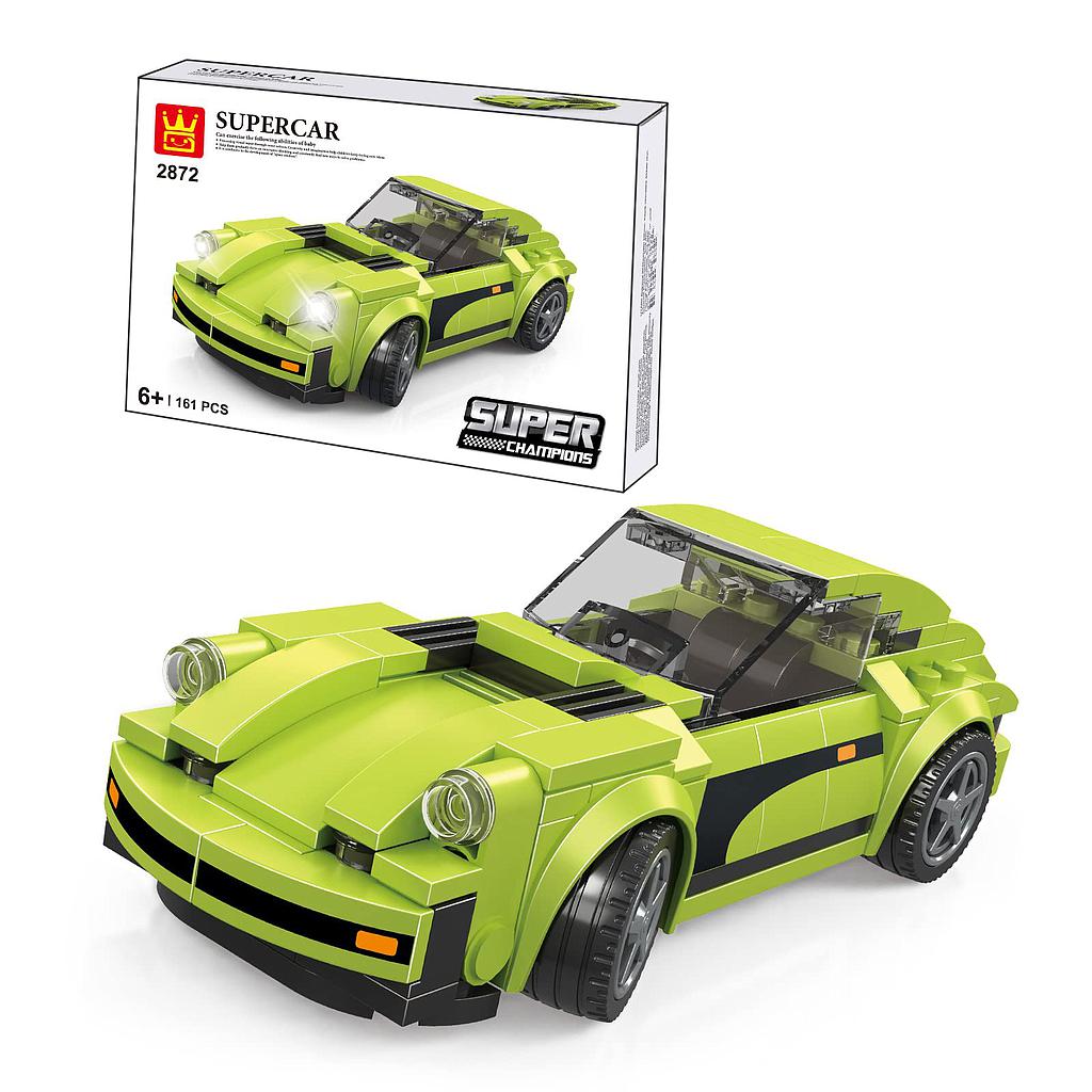 SUPER AUTO PORCHE ARMABLE WANGE 161 PCS. 6+ 1