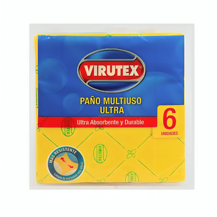 PAÑO MULTIUSO VIRUTEX ULTRA X 6 UNIDADES ( CA ) 1