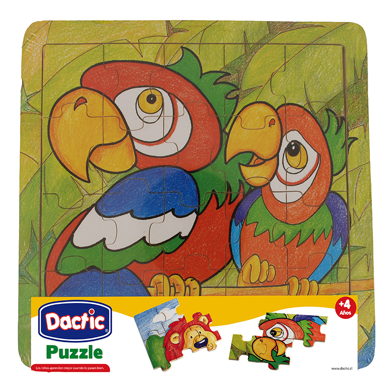 PUZZLE LORO MADERA DACTIC (+4AÑOS) 1