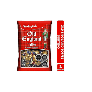 BOLSA CALUGAS OLD ENGLAND TOFFEE AMBROSOLI SURTIDOS 1 KG.