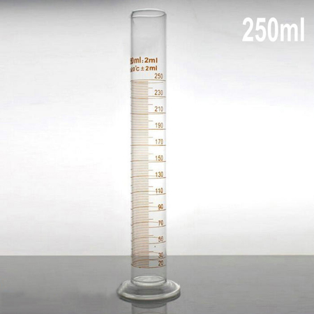 PROBETA VIDRIO GRAD. NILSA 250ML. 1
