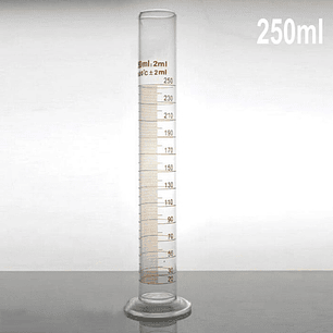 PROBETA VIDRIO GRAD. NILSA 250ML.