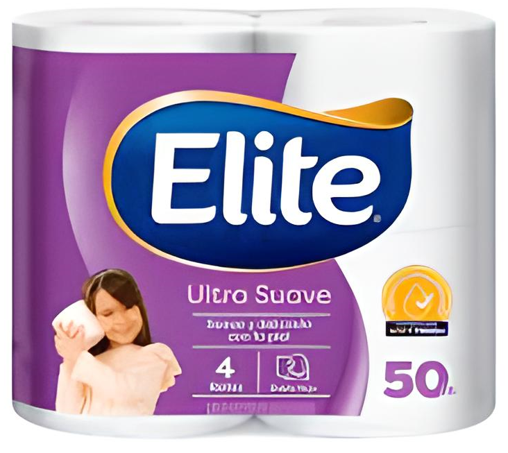 HIGIENICO ELITE 4 x 50 Mts DOBLE HOJA 1