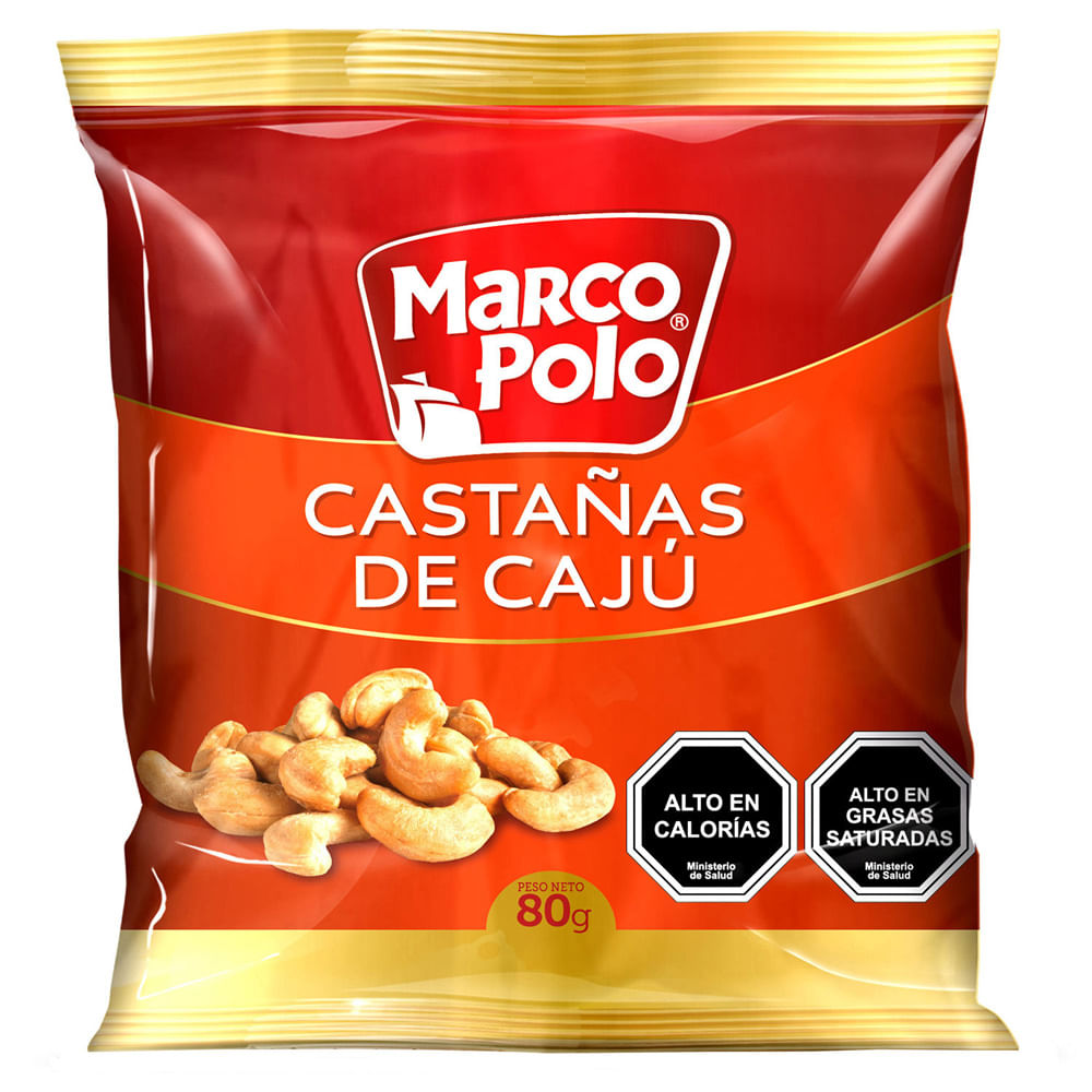 CASTAÑAS DE CAJÚ MARCO POLO 80 GRS. 1