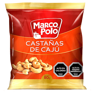 CASTAÑAS DE CAJÚ MARCO POLO 80 GRS.