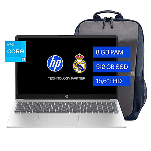 NOTEBOOK HP 15-Fd010LA I3-N305 15.6'' 8GB 512GB SSD WINDOWS 11 HOME