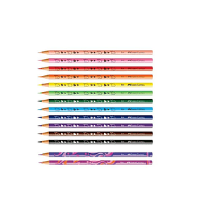 LAPICES DE COLORES FABER CASTELL UNICORNIO 12 COL.+2 LAPICES EFECTOS MEZCLADO