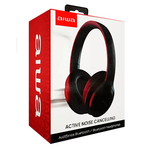 AUDIFONOS AIWA BLUETOOTH CON ANC BATERIA DE 40hrs. C/MIC. AW45